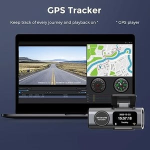 4K Ultra HD Smart Car Dash Camera